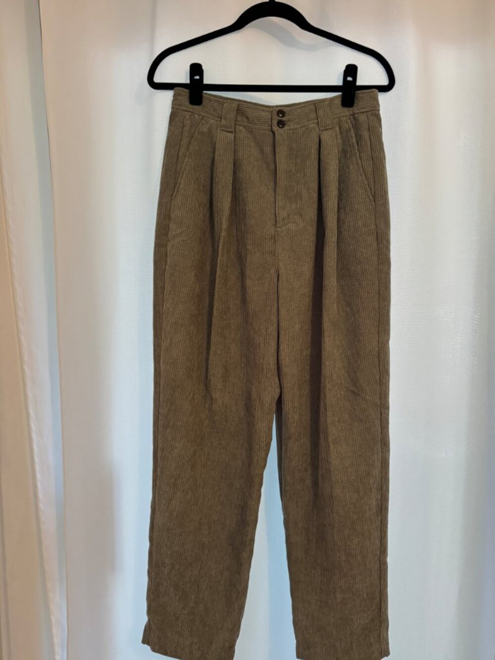 NWT Madewell Corduroy High-Rise Tapered Pants Size 6 - Picture 6 of 11